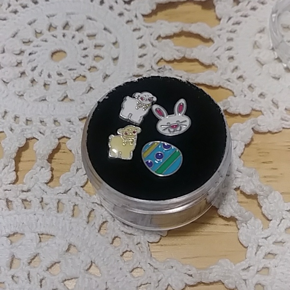 Floating Jewelry Charms, Easter Theme